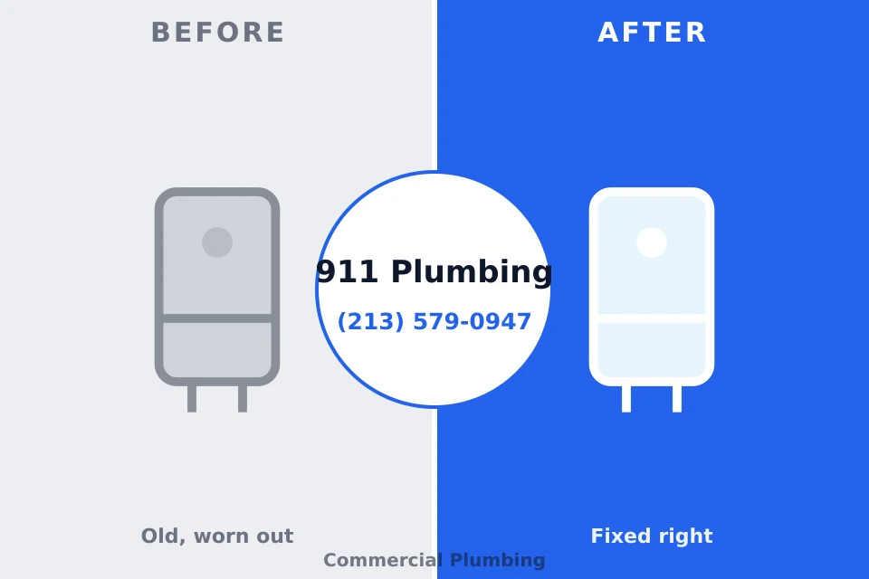 Before and after: plumbing repair Crystal Falls, MI